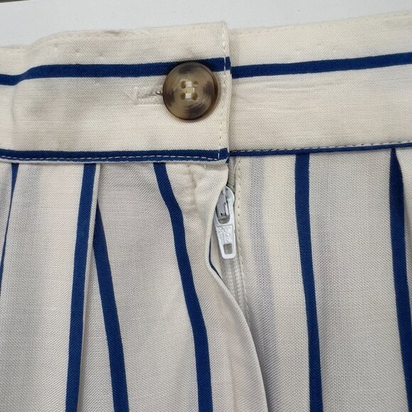 Vintage Sharon Young Baseball Print Skirt Retro Sports Theme 12 Made in USA - Picture 8 of 12